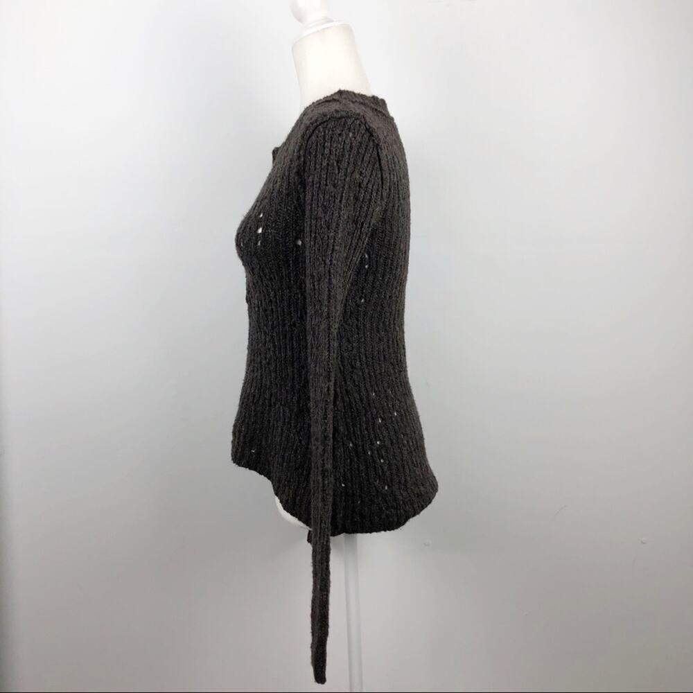 Free People General Shrunken Pullover Sweater in Brown XS - Picture 7 of 15